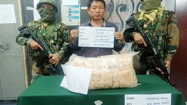 India News | Myanmar National Arrested with Heroin Worth Rs 8 Crore by Assam Rifles