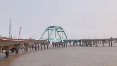 India News | 25,000-ton Girder Installed to Connect Mumbai Coastal Road with Bandra-Worli Sea Link