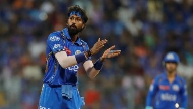 Sports News | IPL 2024: MI Skipper Hardik Wins Toss, Opts to Field First Against DC