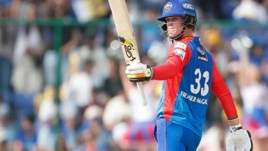 Sports News | Fraser McGurk Shines with Explosive 84, Delhi Capitals Score Mammoth 257/4 Against Mumbai Indians