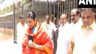 India News | Tamil Nadu CM's Wife Durga Stalin Offers Prayers at Tirumala Temple
