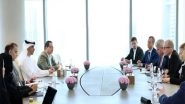 World News | UAE Minister of State for Foreign Trade Thani Al Zeyoudi Holds Talks with Estonia's Minister of Economic Affairs and ICT to Strengthen Bilateral Trade Ties