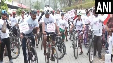 India News | SVEEP Cell Holds Cycle Rally in Assam to Encourage Voters' Participation