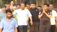 India News | Union Minister Piyush Goyal Interacts with Locals During Morning Walk in Mumbai, Joins Yoga Session as Part of His Poll Campaign