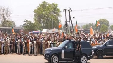 India News | PM Modi Holds Roadshow in Karnataka's Belgavi