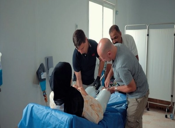 World News | UAE Field Hospital Begins Fitting Prosthetics for Wounded Palestinian