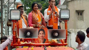 India News | BJP's Rajyavardhan Rathore Holds Roadshow in Telangana's Hyderabad