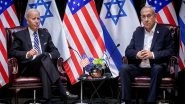 World News | Biden, Netanyahu Discuss Israel's Plan to Open Crossings for Aid into Gaza