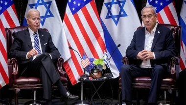 World News | Biden, Netanyahu Discuss Israel's Plan to Open Crossings for Aid into Gaza