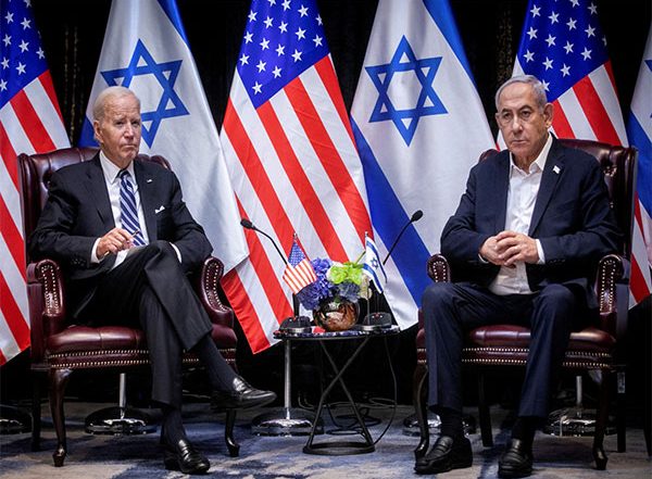 World News | Biden, Netanyahu Discuss Israel's Plan to Open Crossings for Aid into Gaza