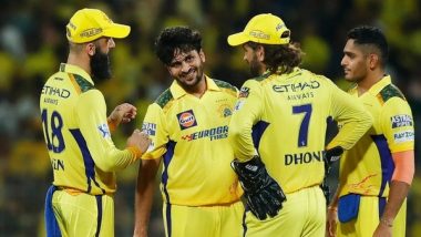 Sports News | IPL 2024: CSK Registers 50th Win at Their Home Ground MA Chiambaram Stadium After Winning SRH Clash