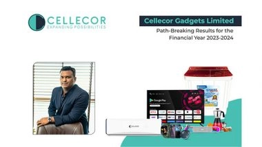 Business News | Cellecor Gadgets Limited Declares Path-Breaking Results for the Financial Year 2023-2024