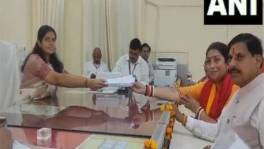 India News | Smriti Irani Files Nomination Papers from Amethi, Hopes People Will Bless BJP in Lok Sabha Polls