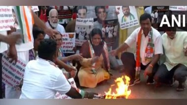 India News | 'Obscene Video' Case: Congress Workers Holds Protest Against JD(S) MP Prajwal Revanna in Bengaluru