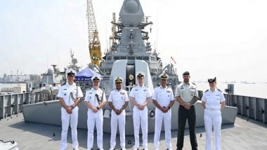 World News | Royal Netherlands Navy's HNLMS Tromp Engages in Maritime Partnership Exercise with Indian Navy