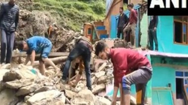 India News | J-K: Several Houses Damaged in Poonch Due to Torrential Rains