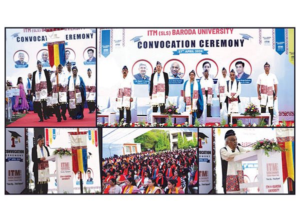 Business News | Honouring Excellence: ITM SLS Baroda University's Inaugural Convocation with Dr. Samir V Kamat, Chairman, DRDO and Dr. A S Kiran Kumar, Former Chairman, ISRO