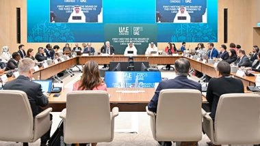 World News | COP28 President Addresses Historic First Board Meeting for Loss and Damage Fund