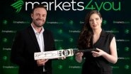 Business News | Markets4you Celebrates 17 Years with Cricket Legend AB De Villiers as Brand Ambassador