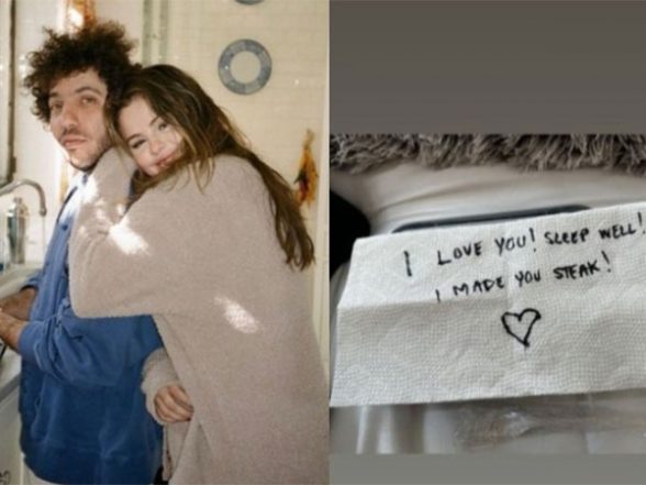 Selena Gomez Shares Adorable Pic of Romantic Note From Benny Blanco