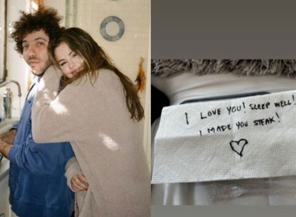 Selena Gomez Shares Adorable Pic of Romantic Note From Benny Blanco