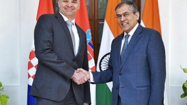 World News | India, Croatia Hold Foreign Office Consultations in Delhi, Discuss Bilateral Ties