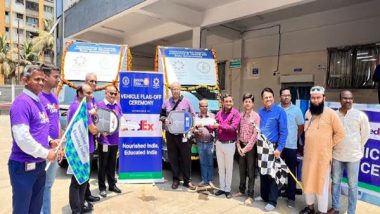 Business News | FedEx Collaborates with The Akshaya Patra Foundation for Sustainable Growth in India