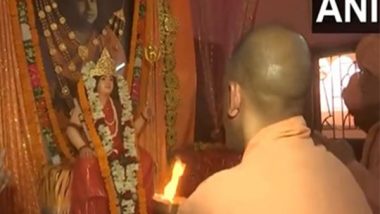 India News | UP CM Yogi Offers Prayers at Bharat Sevashram in West Bengal's Birbhum