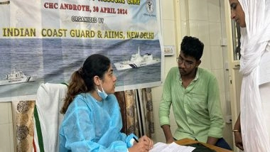 India News | Indian Coast Guard Helps Arrange a Super-specialist Medical Camp in Lakshadweep