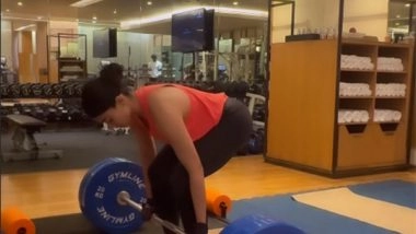Entertainment News | Rashmika Mandanna Lifts 100 Kg Weight, Calls It 'beast Mode'