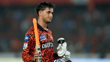 Abhishek Sharma Wins Man of the Match Award During SRH vs PBKS IPL 2024 Match