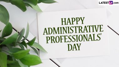 Happy Administrative Professionals Day WhatsApp Greetings, Quotes, Images, HD Wallpapers and SMS