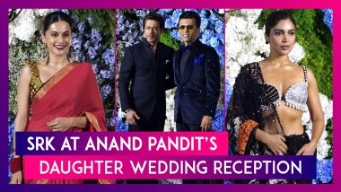 Shah Rukh Khan, Taapsee Pannu & Others Attend Anand Pandit's Daughter Wedding Reception