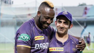 Happy Birthday Andre Russell: KKR Mentor Gautam Gambhir Shares Special Wish For Carribean Star Ahead of IPL 2024 Clash Against DC (See Post)