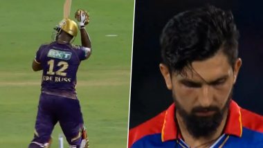 Andre Russell Applauds for Ishant Sharma After Latter’s Yorker Castles Him During DC vs KKR IPL 2024 Match, Video Goes Viral