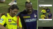 Andre Russell Shares Instagram Story For MS Dhoni After CSK vs KKR IPL 2024 Match, Writes &lsquo;I Easily Think This Man Is the Most Loved Cricketer in the World&rsquo;