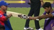 Delhi Capitals Head Coach Ricky Ponting Shares Batting Tips With Angkrish Raghuvanshi, Helps Him Learn the Pull Shot After KKR vs DC IPL 2024 Match (Watch Video)