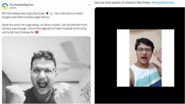 Angry Rantman Dies! YouTuber Abhradeep Saha Sadly Passes Away Following Heart Surgery, Netizens Fondly Remember the Popular Internet Personality