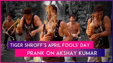 April Fools’ Day 2024: Tiger Shroff Pranks Akshay Kumar With Overflowing Soft Drink Bottle