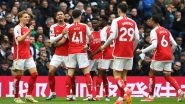 How To Watch Arsenal vs Everton Premier League 2023&ndash;24 Free Live Streaming Online in India? Get EPL Match Live Telecast on TV & Football Score Updates in IST