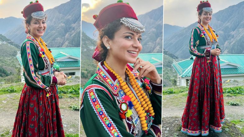 Kangana Ranaut Shares Pictures From Her Visit to Chaurasi Temple in Bharmour Ahead of 2024 Lok Sabha Elections