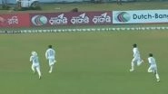 Hilarious! Five Bangladesh Fielders Chase One Ball to Stop it From Crossing Boundary During BAN vs SL 2nd Test 2024 (Watch Video)