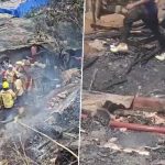 Navi Mumbai Fire: Massive Blaze Erupts in Slum Area in Belapur After Gas Cylinder Explodes While Cooking (Watch Video)