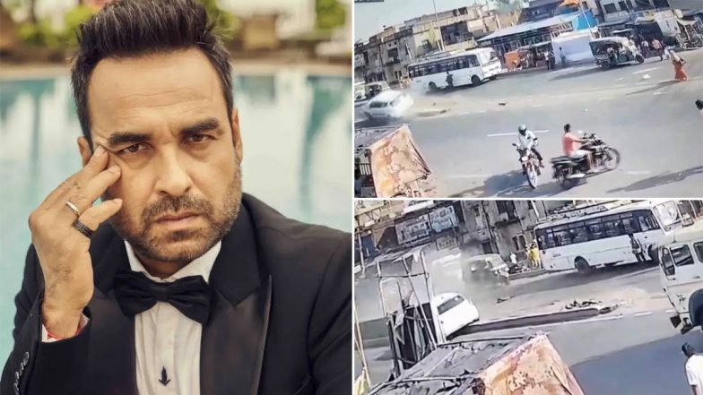 Pankaj Tripathi’s Brother-in-Law Rajesh Tiwari Killed in Road Accident, Sister Sarita Tiwari Injured; CCTV Footage Captures Deadly Mishap (Watch Video)