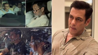 Firing Outside Salman Khan Residence: Raj Thackeray, Arbaaz Khan With Wife Sshura Khan, Mahesh Manjrekar and Others Visit Actor’s Mumbai Home Following Shooting Incident (Watch Videos)