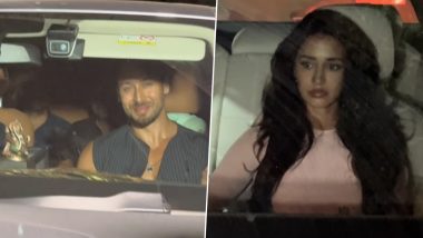 Disha Patani Spotted at Ex-Boyfriend Tiger Shroff’s Bade Miyan Chote Miyan Film Screening (Watch Video)