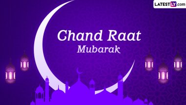 Happy Chand Raat 2024 Wishes and Messages: WhatsApp Stickers, Images, HD Wallpapers and SMS for the Sighting of the Moon To Kick Off Eid Celebrations