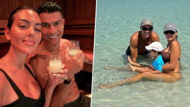 Cristiano Ronaldo Enjoys Vacation With His Family, Shares Pictures of Special Moments With Wife Georgina Rodriguez and Kids