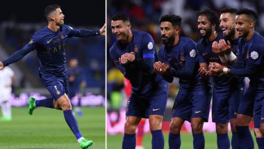 Cristiano Ronaldo Reacts After Scoring Hat-Trick in Al-Nassr 8–0 Victory Over Abha in Saudi Pro League 2023–24, Says ‘We Are Not Slowing Down!’ (View Post)