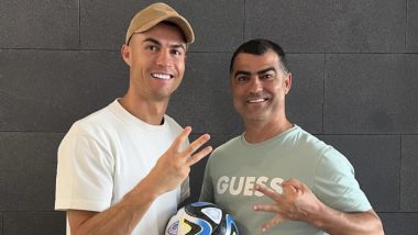 Cristiano Ronaldo Gives His Latest Hat-Trick Match Ball to Brother Hugo (View Pic)
